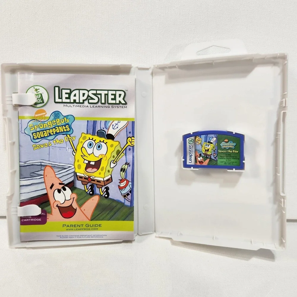 SpongeBob Squarepants‎ Saves the Day Game (Leapster 2, 2007) Complete